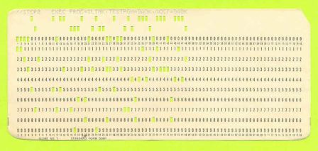 Pedro Trebbau Lopez - A punched card
